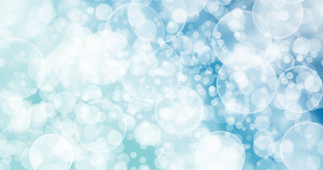 Blue background.Bokeh Blue background.