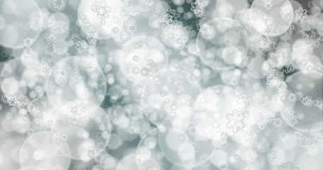 Green background.Bokeh Green background.