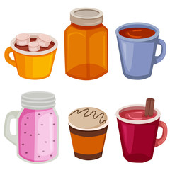 food drink sweet element set