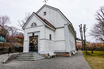 Stockholm, Sweden The local church in the little hamlet of Dalaro.