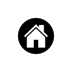 Home icon vector. House vector icon