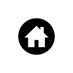 Home icon vector. House vector icon