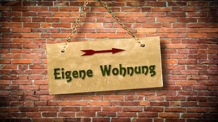 Schild 388 - Eigene Wohnung