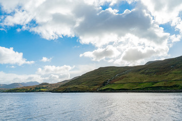Beautiful nature scene around Connemara National Park