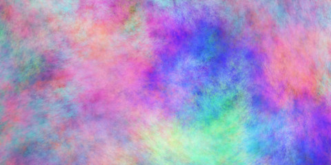 Abstract blue and violet fantastic clouds. Colorful fractal background. Digital art. 3d rendering.