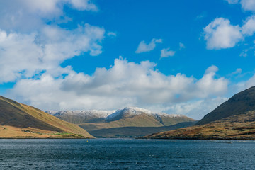 Beautiful nature scene around Connemara National Park