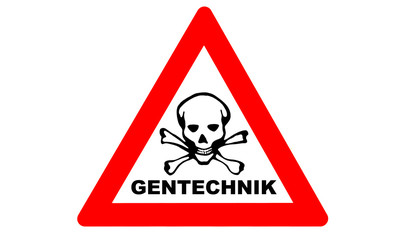 Gentechnik Warnzeichen