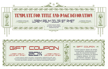 Template flyer, invitations or greeting cards.