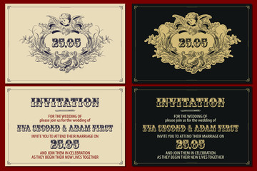 Template flyer, invitations or greeting cards
