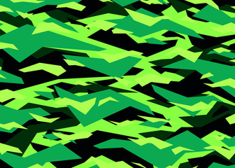 Obraz premium Neon green modern camouflage pattern. vector background illustration for fashion, surface design for web, home decor, fashion, surface, graphic design