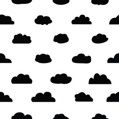 cloud seamless pattern background icon.