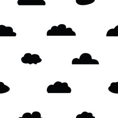 cloud seamless pattern background icon.