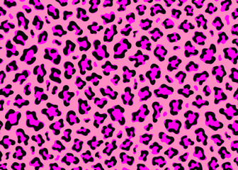 Simple Leopard pattern design. Animal print vector illustration background. Wildlife fur skin design illustration for web, home decor, fashion, surface, graphic design