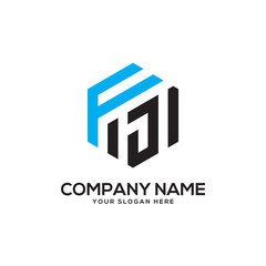 F initial logo design