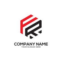 F initial logo design