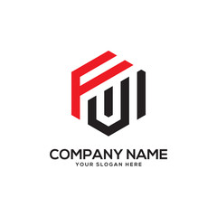 F initial logo design