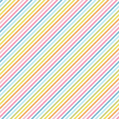 Rainbow stripes seamless pattern diagonal texture