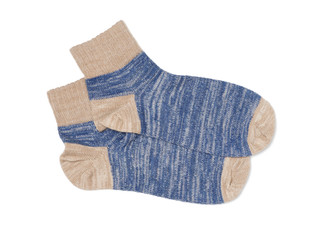 Socks on white background 
