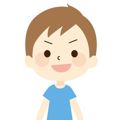 笑顔の男の子
