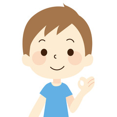 OKマーク　男の子