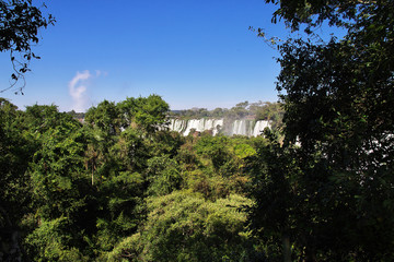 Fototapeta na wymiar Iguazu Falls, Argentina, Brazil