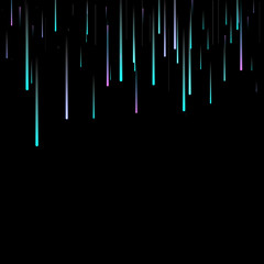 Fast Effect. Motion Neon Light Movement static