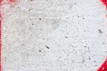 Wall fragment with scratches and cracks