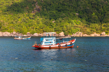 Fishing boat in Koh Tao,Thailand.