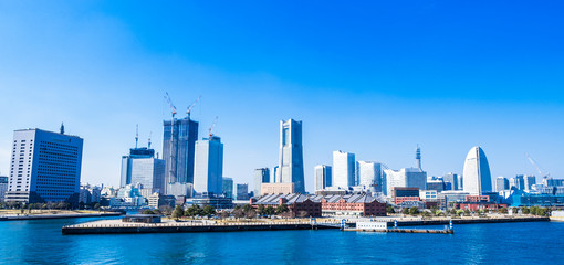 横浜　みなとみらい　全景