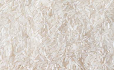White long grain rice background