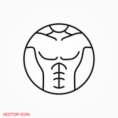 Weight loss icon vector sign symbol for design