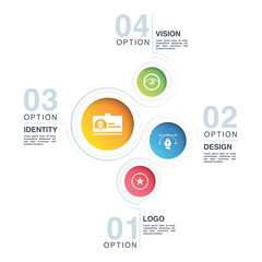 CORPORATE IDENTITY INFOGRAPHIC CONCEPT