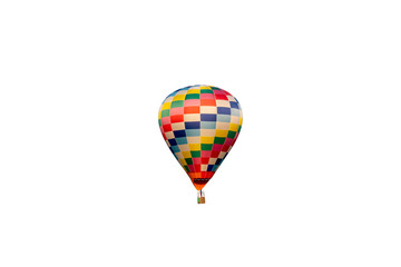 Fototapeta premium Hot air balloons flying on annual festival