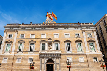 Obraz premium Palau de la Generalitat de Catalunya - Barcelona Spain