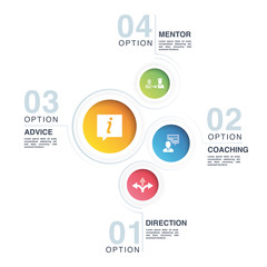 MENTORING INFOGRAPHIC CONCEPT