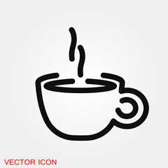 Tea icon vector sign symbol for design
