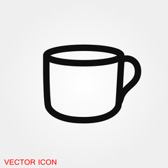 Tea icon vector sign symbol for design