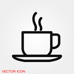 Tea icon vector sign symbol for design