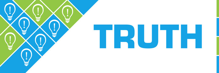 Truth Bulbs Symbols Green Blue Left Triangles 