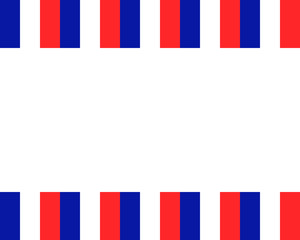 Fototapeta na wymiar Französische Fahne mit Textfreiraum