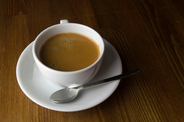 the ready to drink a cup of coffee