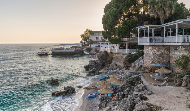 Summer evening in Dhermi, Albania