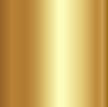 Gold foil texture background. Realistic golden vector elegant, shiny and metal gradient template for border, frame, ribbon design.