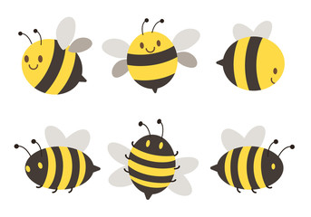 character bee set