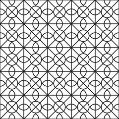 Fototapeta premium Oriental style seamless geometric vector pattern