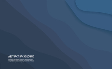 abstract blue wave background and space for write vector eps10