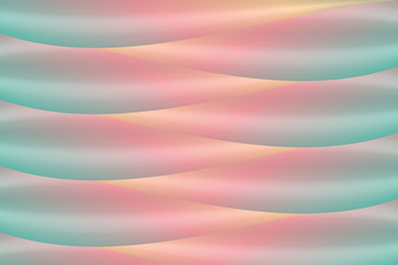 Abstract gradient 3D smooth layers background. Futuristic vector design