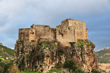 Fototapeta na wymiar Mseilha Fort, Batroun, Lebanon