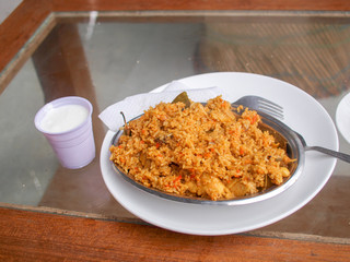 chicken biryani with lassi India