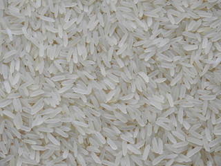 Long grain rice. 